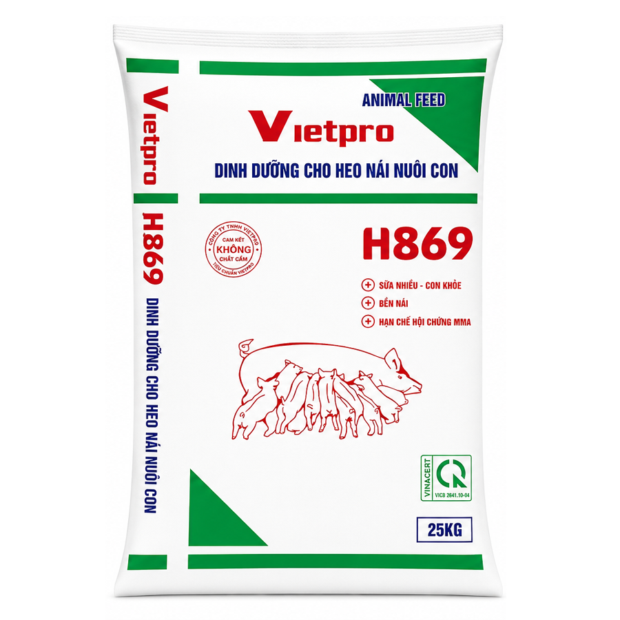 H869 - Dinh dưỡng cho heo nái nuôi con